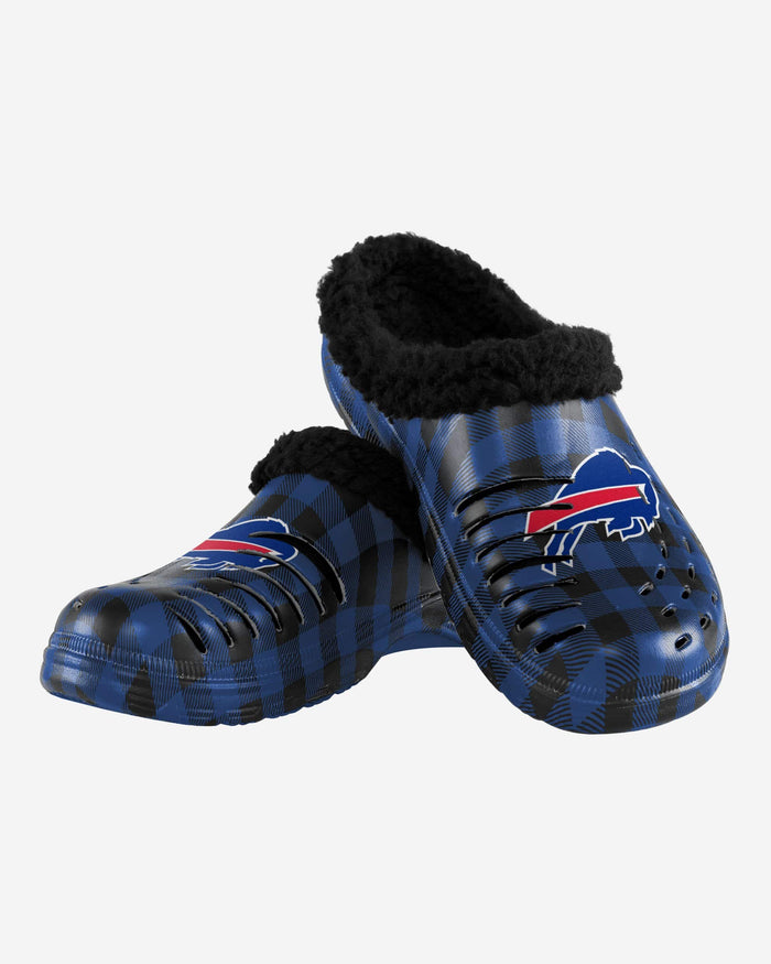 Buffalo Bills Sherpa Lined Buffalo Check Clog FOCO - FOCO.com