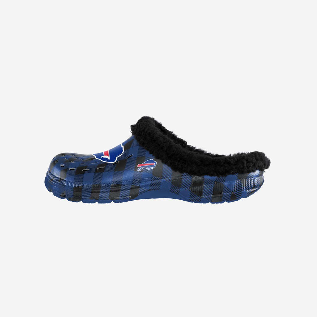 Buffalo Bills Sherpa Lined Buffalo Check Clog FOCO S - FOCO.com