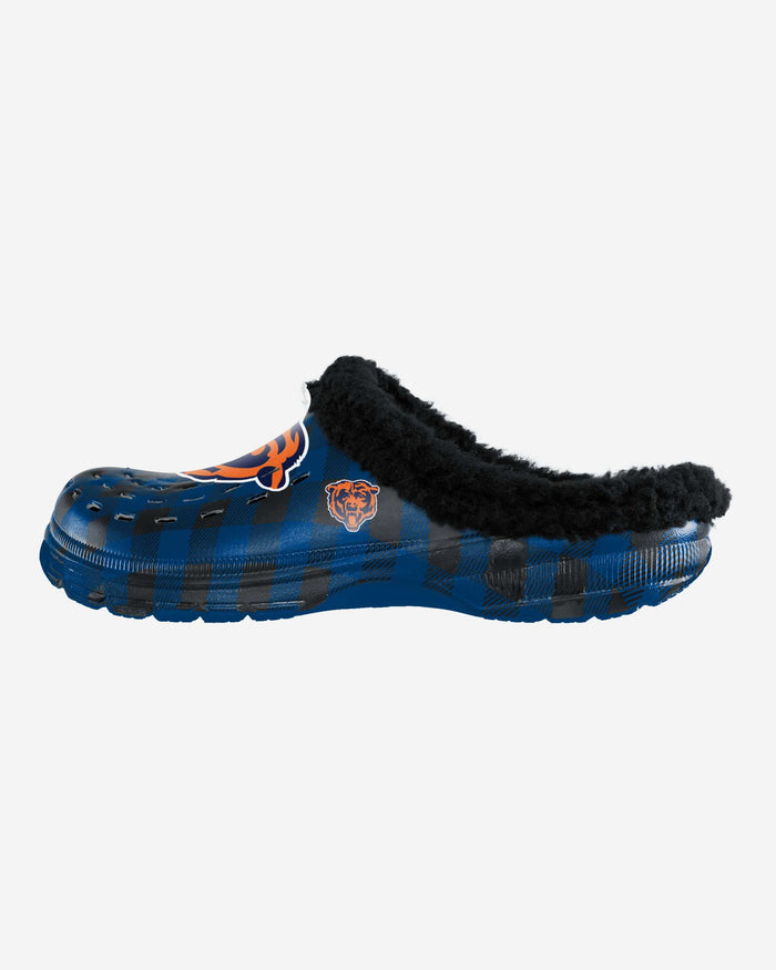 Chicago Bears Sherpa Lined Buffalo Check Clog FOCO S - FOCO.com