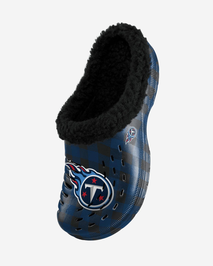 Tennessee Titans Sherpa Lined Buffalo Check Clog FOCO - FOCO.com