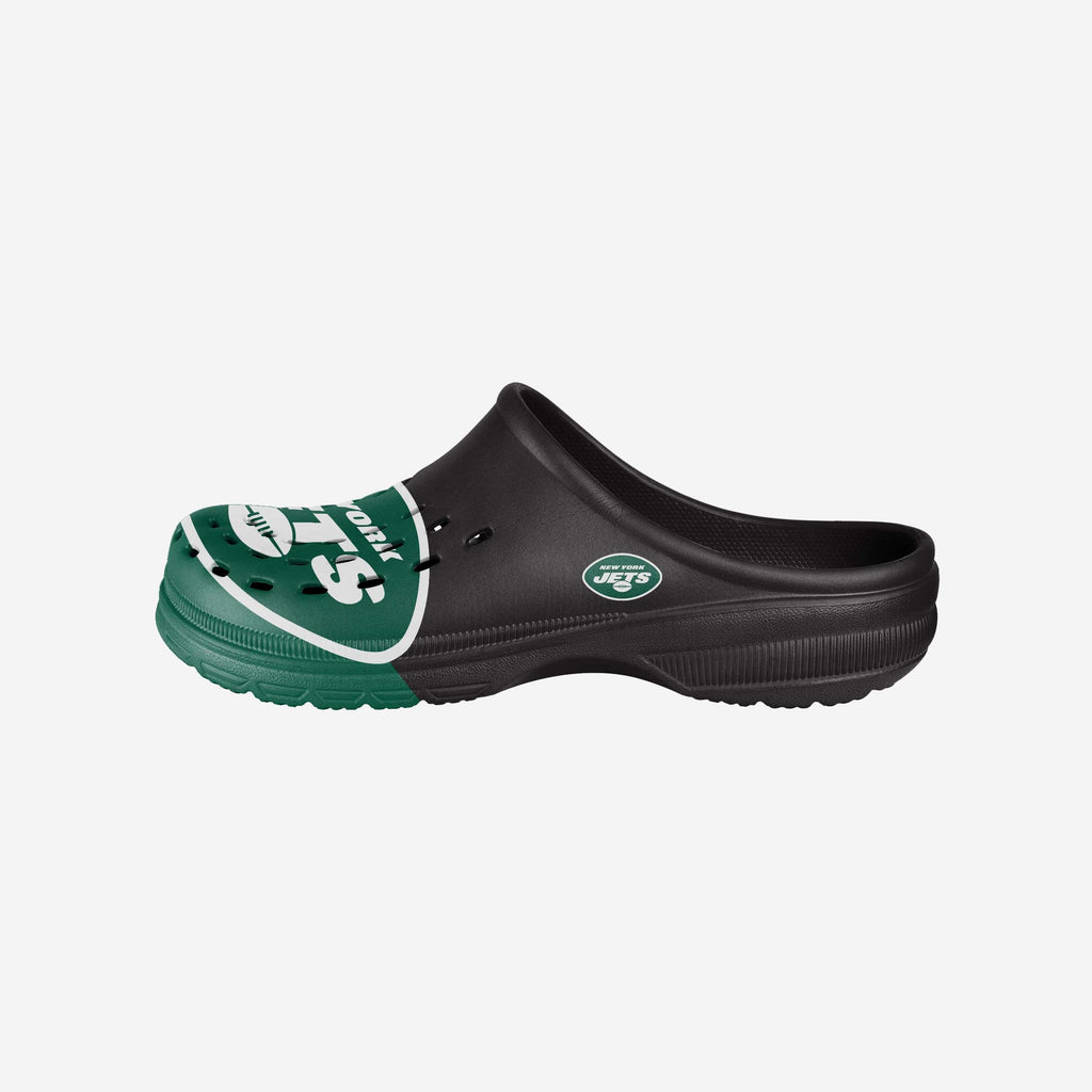 New York Jets Colorblock Big Logo Clog FOCO - FOCO.com