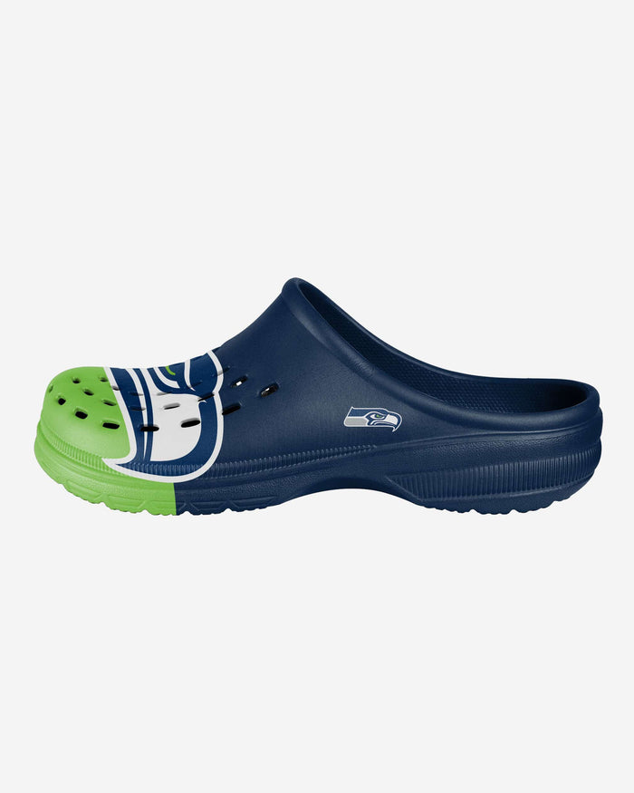 Seattle Seahawks Colorblock Big Logo Clog FOCO - FOCO.com