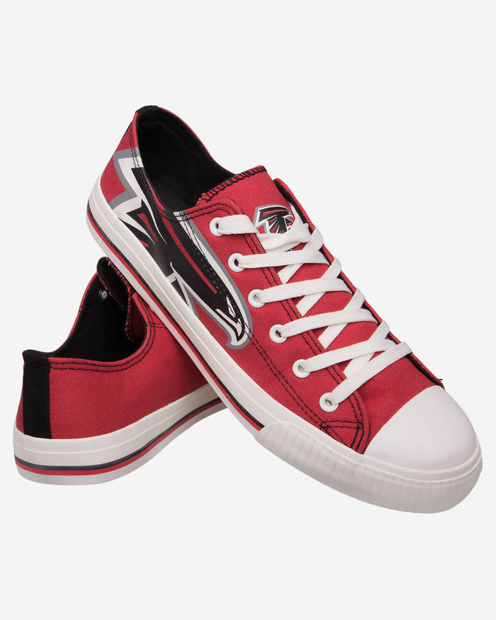 Atlanta Falcons Mens Low Top Big Logo Canvas Shoe FOCO - FOCO.com