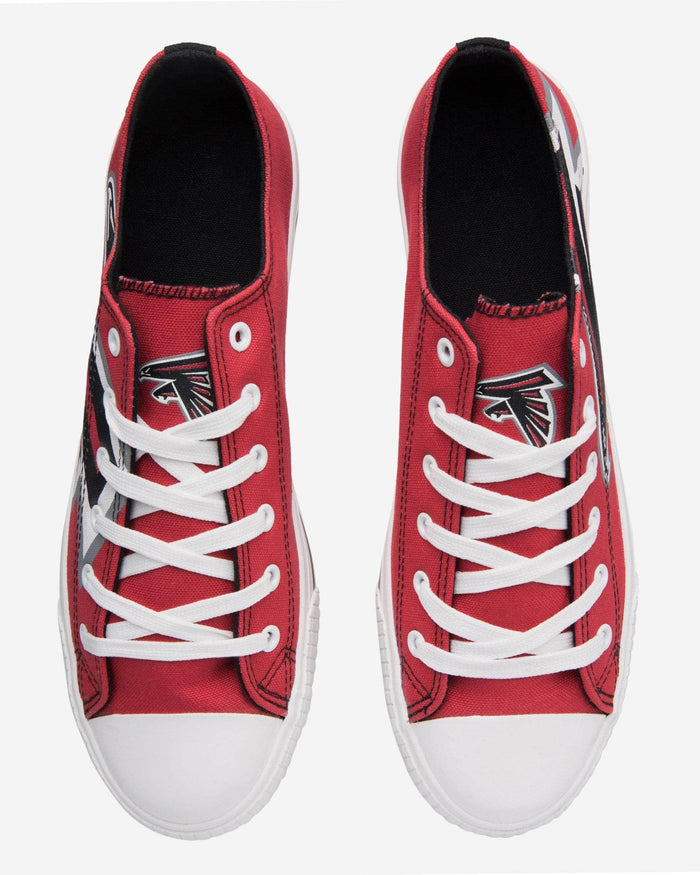 Atlanta Falcons Mens Low Top Big Logo Canvas Shoe FOCO - FOCO.com