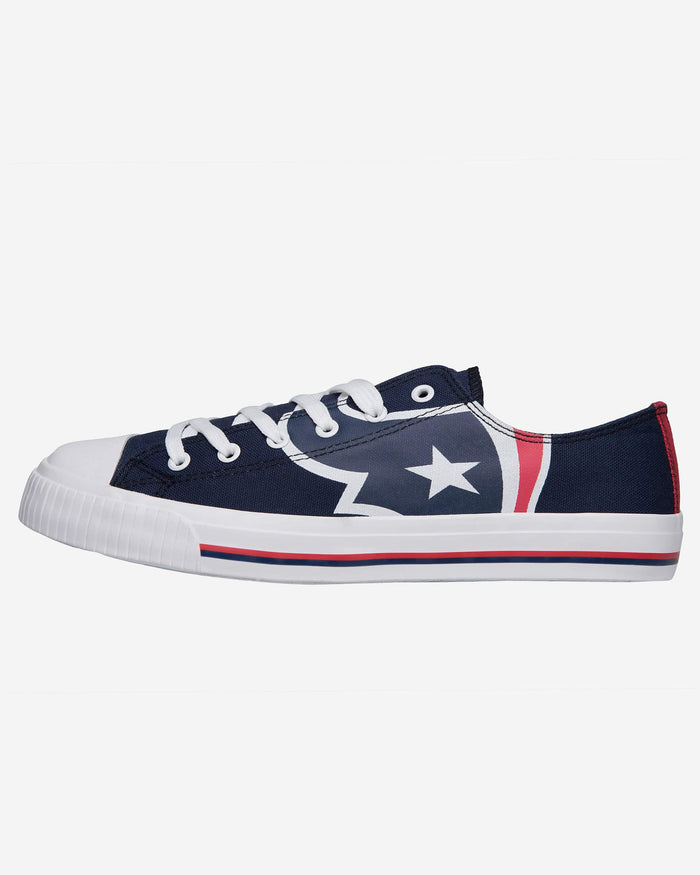 Houston Texans Mens Low Top Big Logo Canvas Shoe FOCO - FOCO.com