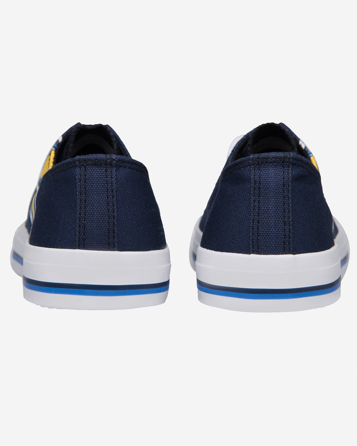 Los Angeles Chargers Mens Low Top Big Logo Canvas Shoe FOCO - FOCO.com