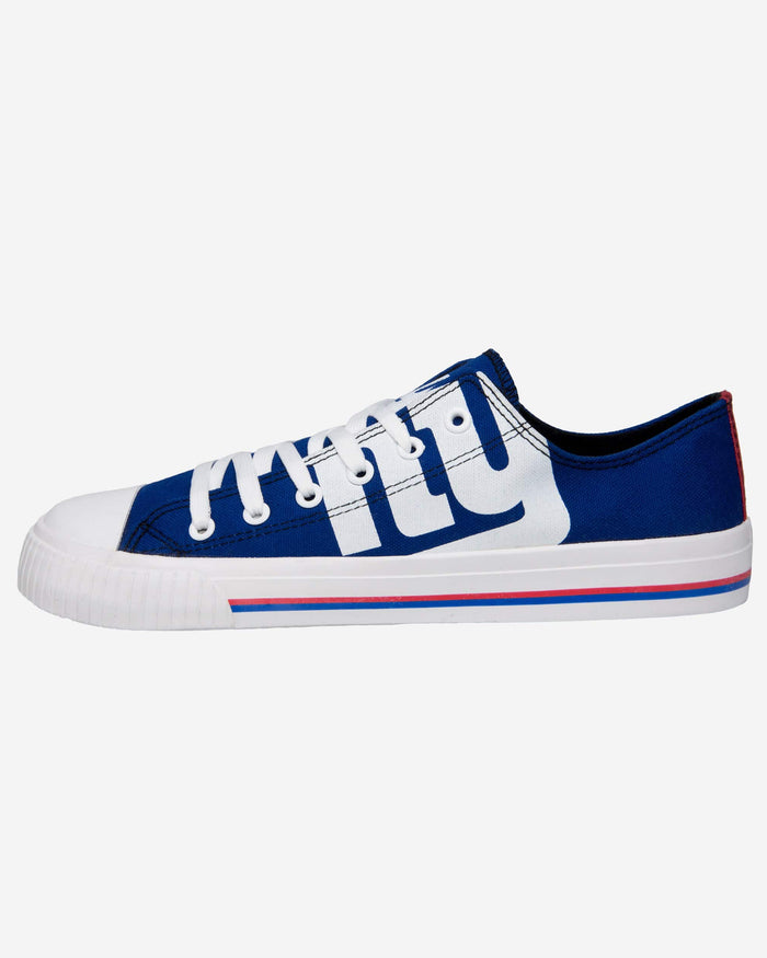 New York Giants Mens Low Top Big Logo Canvas Shoe FOCO - FOCO.com