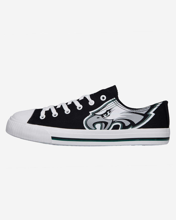 Philadelphia Eagles Mens Low Top Big Logo Canvas Shoe FOCO - FOCO.com