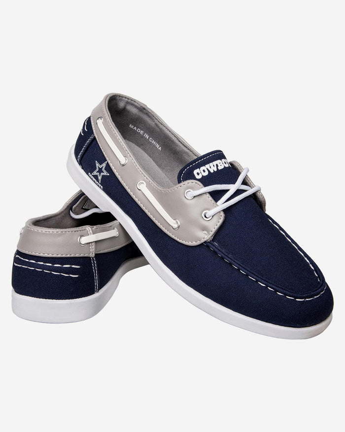 Dallas Cowboys Mens Side Logo Canvas Shoe FOCO - FOCO.com