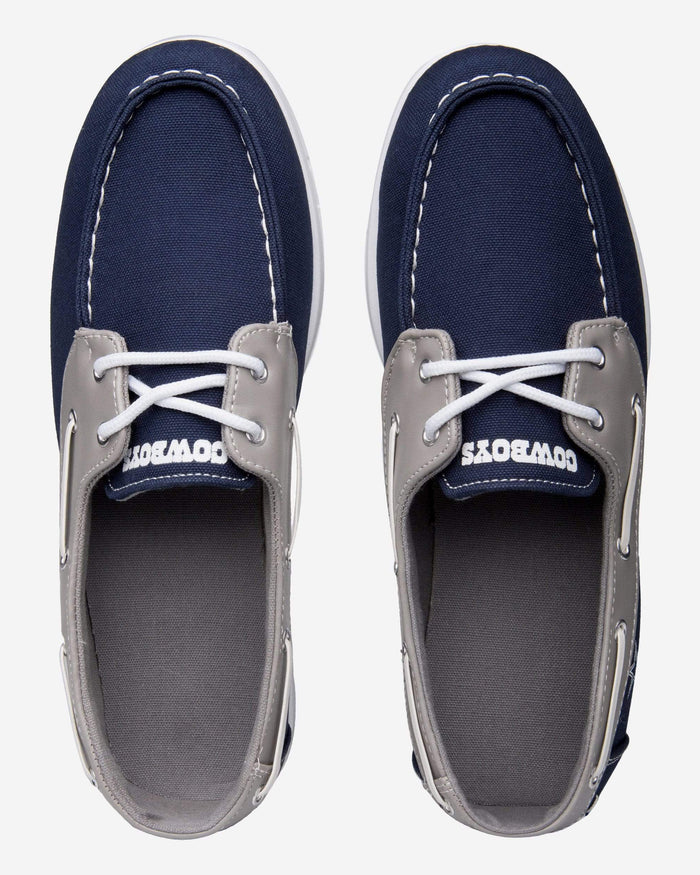 Dallas Cowboys Mens Side Logo Canvas Shoe FOCO - FOCO.com