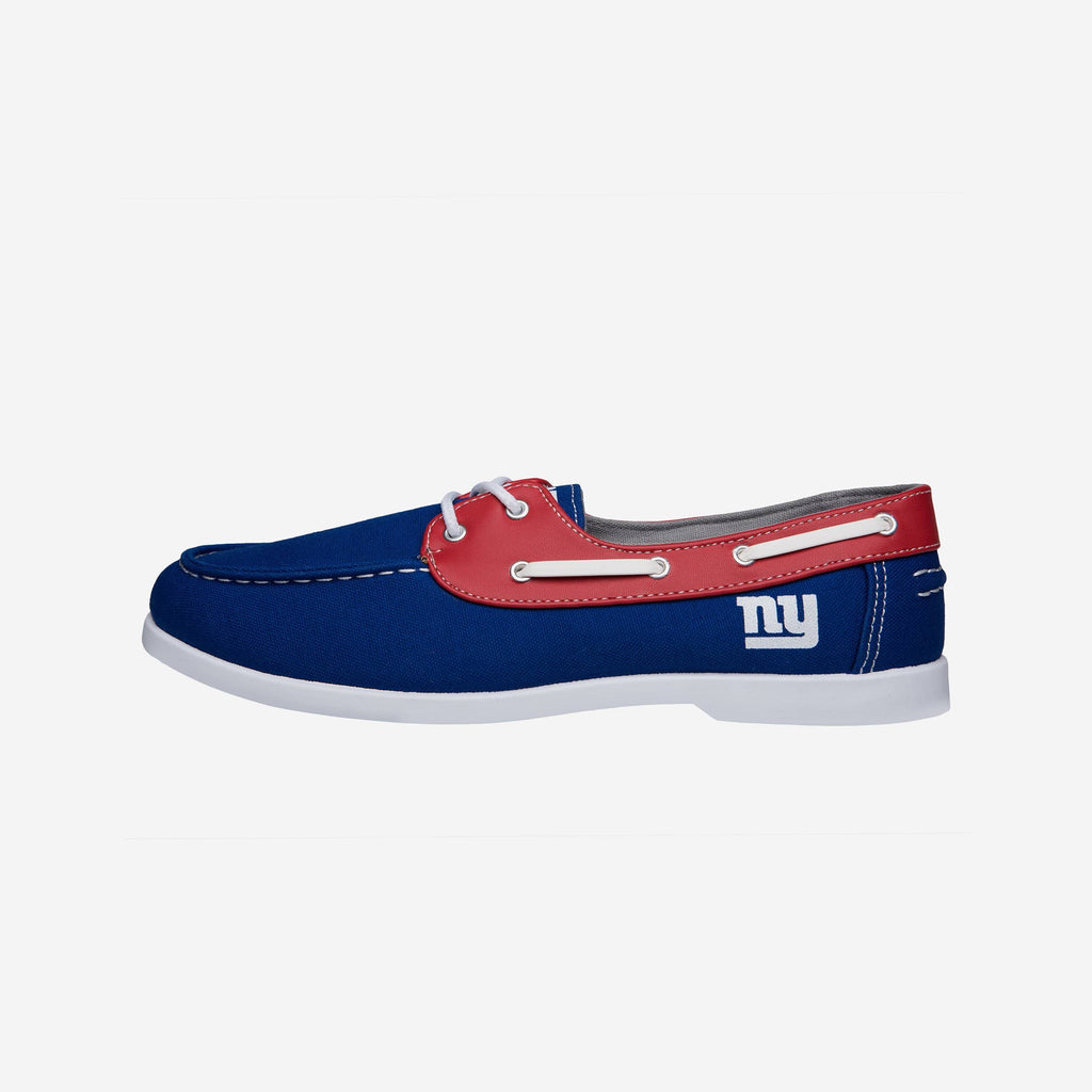 New York Giants Mens Side Logo Canvas Shoe FOCO - FOCO.com