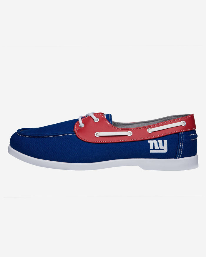 New York Giants Mens Side Logo Canvas Shoe FOCO - FOCO.com