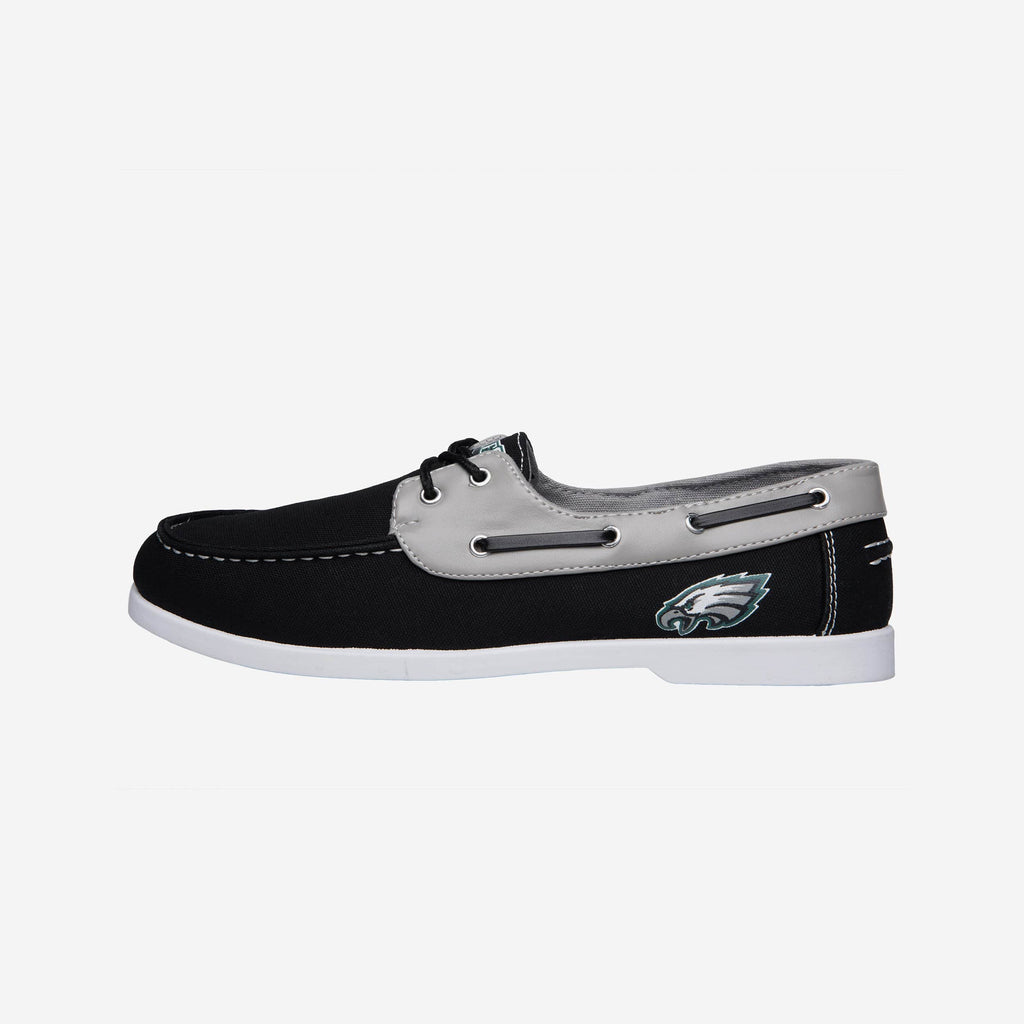Philadelphia Eagles Mens Side Logo Canvas Shoe FOCO - FOCO.com