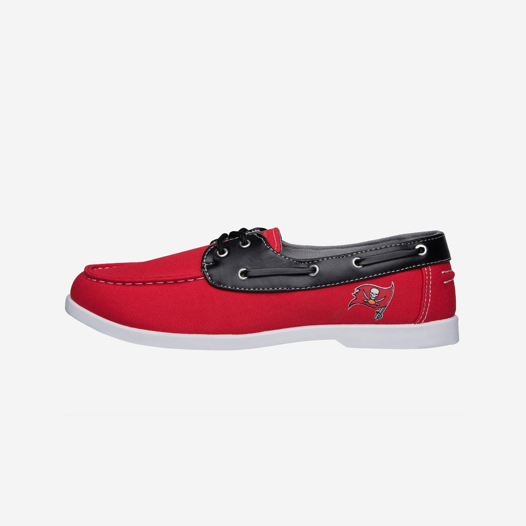 Tampa Bay Buccaneers Mens Side Logo Canvas Shoe FOCO - FOCO.com