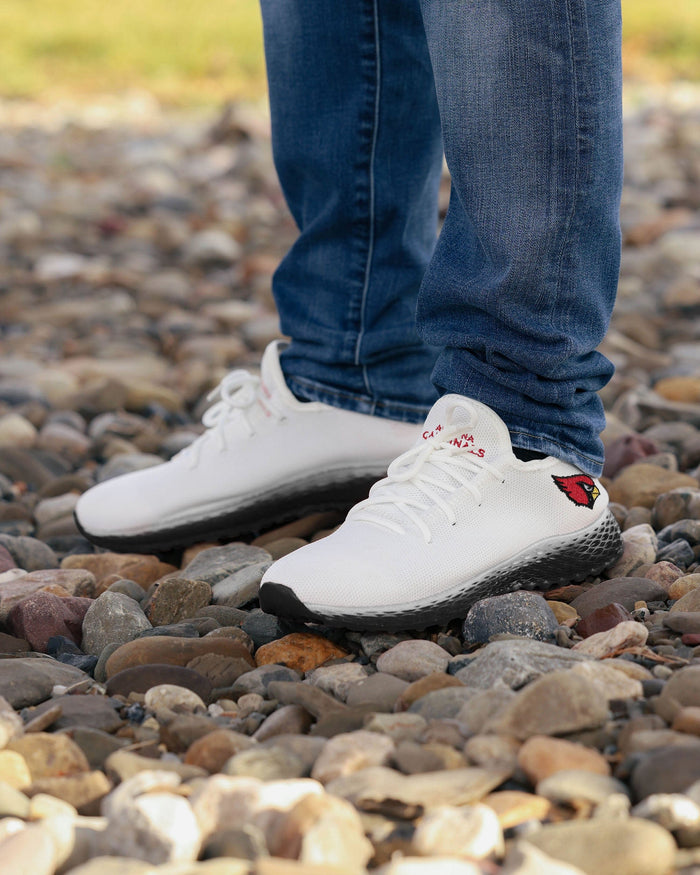 Arizona Cardinals Gradient Midsole White Sneakers FOCO - FOCO.com