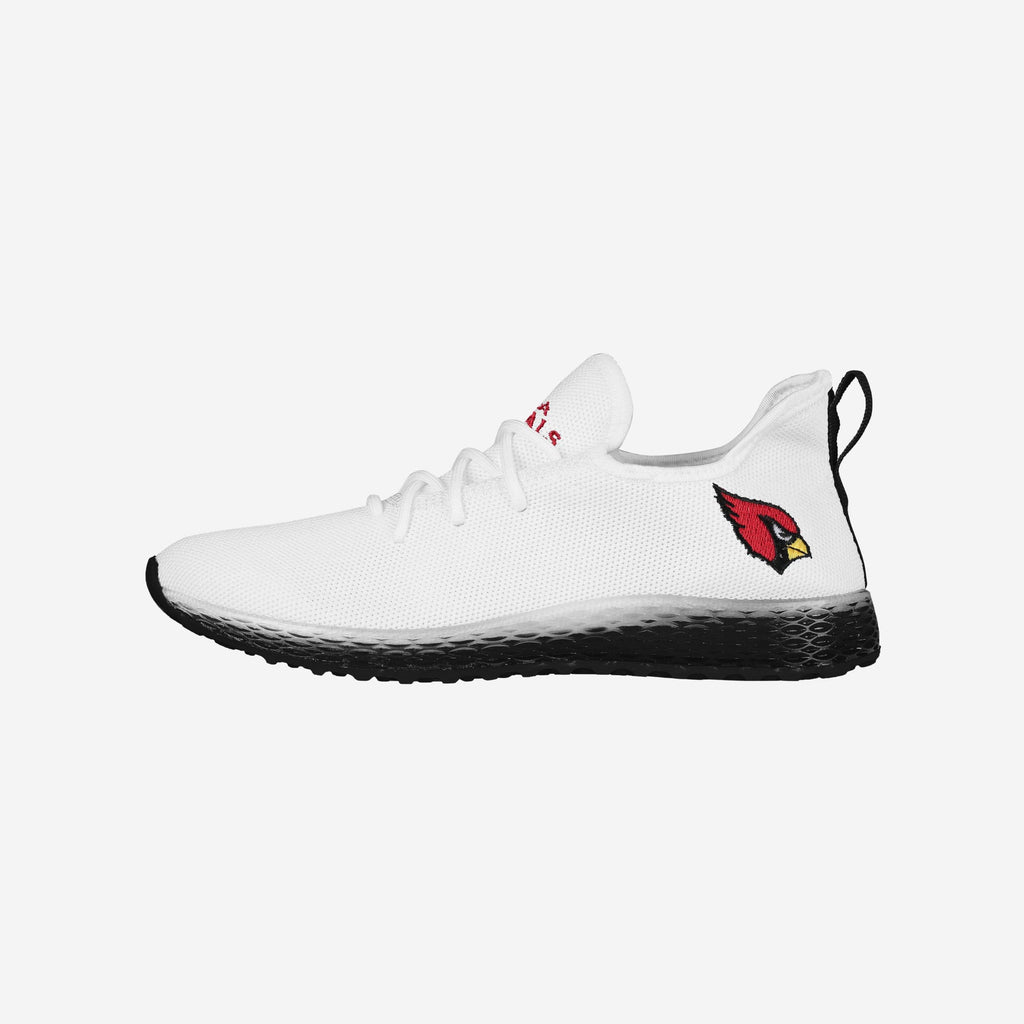 Arizona Cardinals Gradient Midsole White Sneakers FOCO 7 - FOCO.com