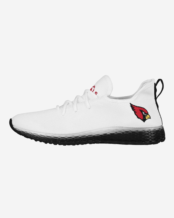 Arizona Cardinals Gradient Midsole White Sneakers FOCO 7 - FOCO.com