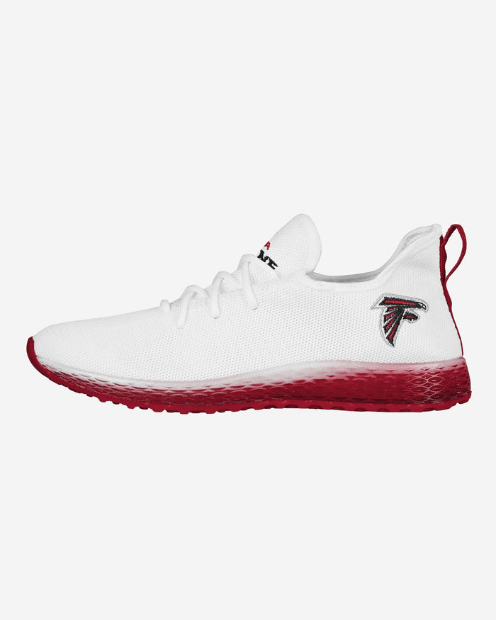Atlanta Falcons Gradient Midsole White Sneakers FOCO 7 - FOCO.com