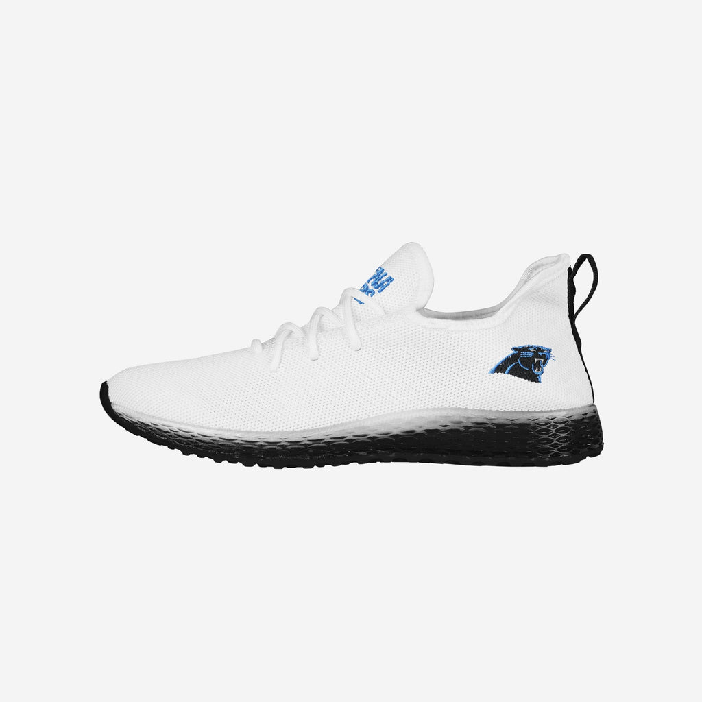 Carolina Panthers Gradient Midsole White Sneakers FOCO 7 - FOCO.com