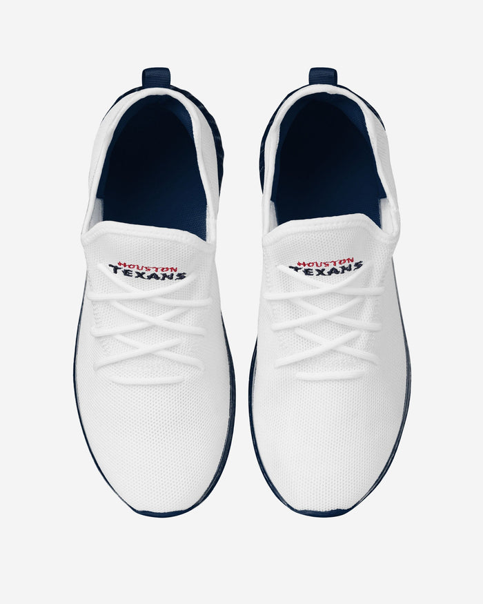 Houston Texans Gradient Midsole White Sneakers FOCO - FOCO.com