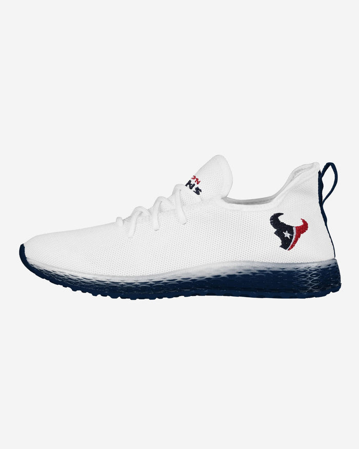 Houston Texans Gradient Midsole White Sneakers FOCO 7 - FOCO.com