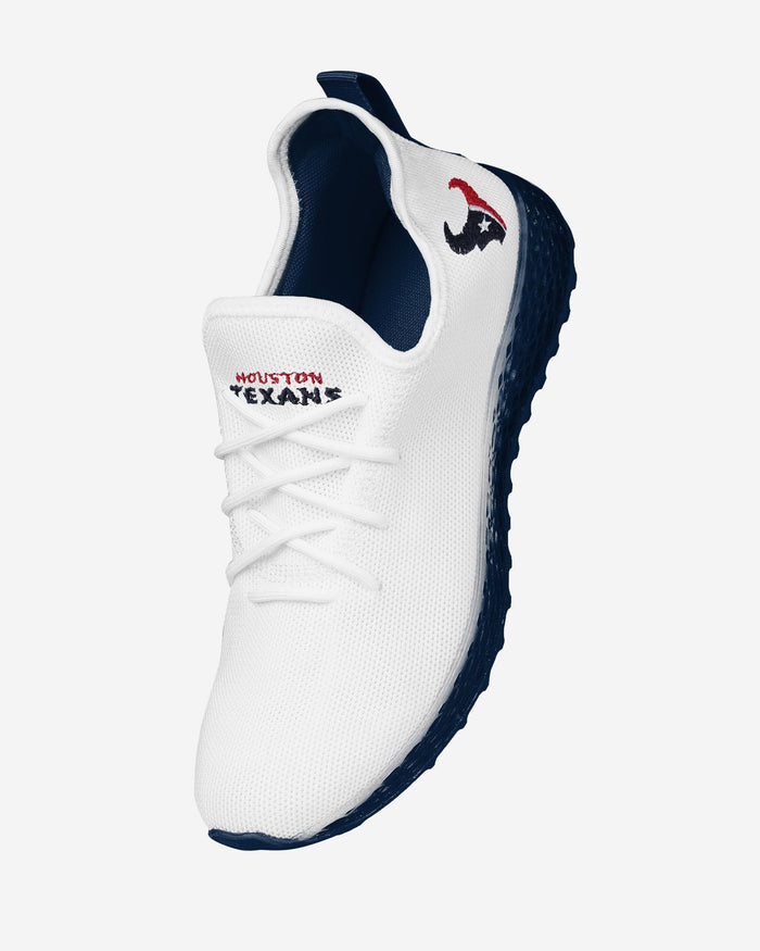 Houston Texans Gradient Midsole White Sneakers FOCO - FOCO.com