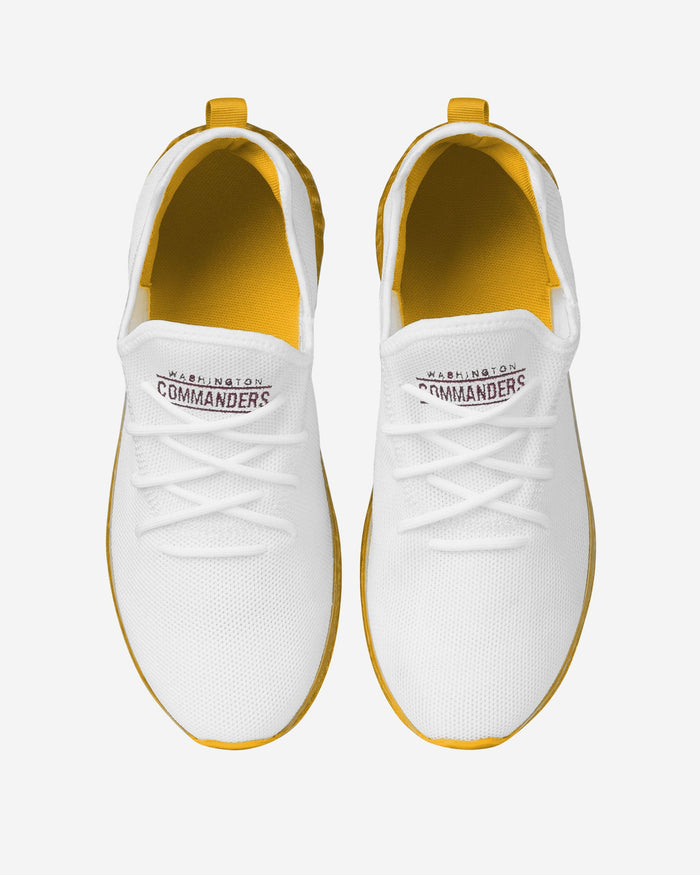 Washington Commanders Gradient Midsole White Sneakers FOCO - FOCO.com