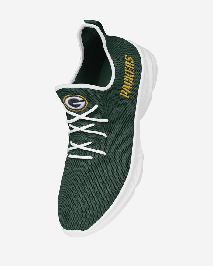 Green Bay Packers Team Color Sneakers FOCO - FOCO.com