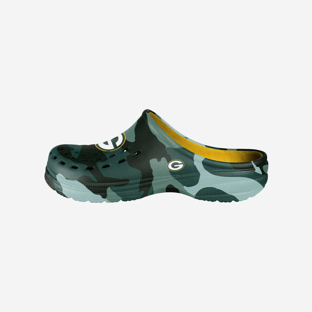 Green Bay Packers Tonal Camo Clog FOCO S - FOCO.com