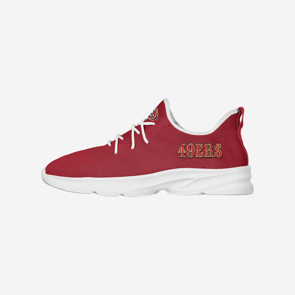 San Francisco 49ers Team Color Sneakers FOCO 7 - FOCO.com