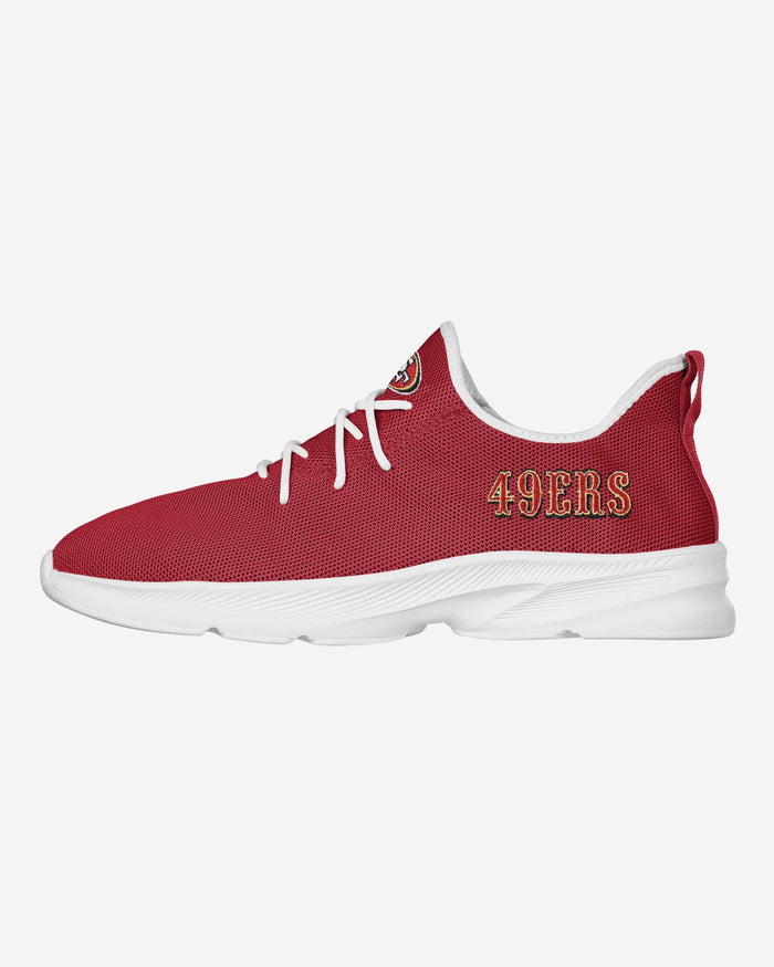 San Francisco 49ers Team Color Sneakers FOCO 7 - FOCO.com