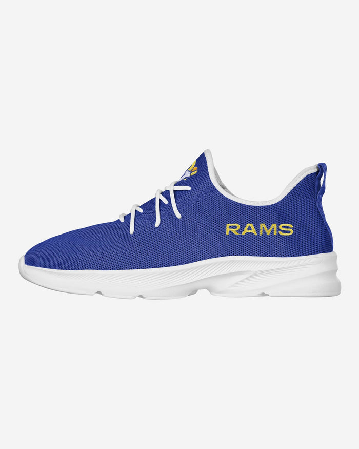 Los Angeles Rams Team Color Sneakers FOCO 7 - FOCO.com