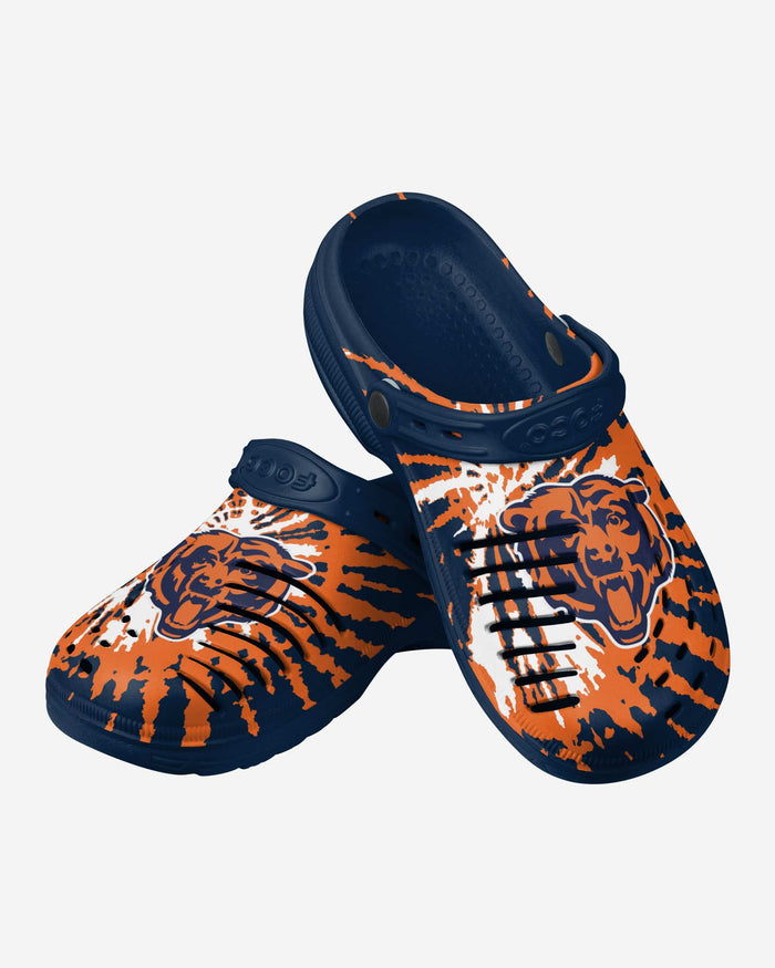 Chicago Bears Tie-Dye Clog With Strap FOCO - FOCO.com