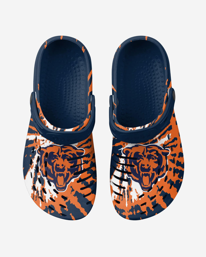 Chicago Bears Tie-Dye Clog With Strap FOCO - FOCO.com