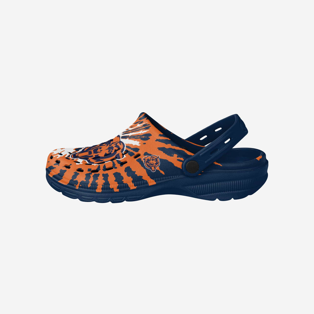 Chicago Bears Tie-Dye Clog With Strap FOCO S - FOCO.com