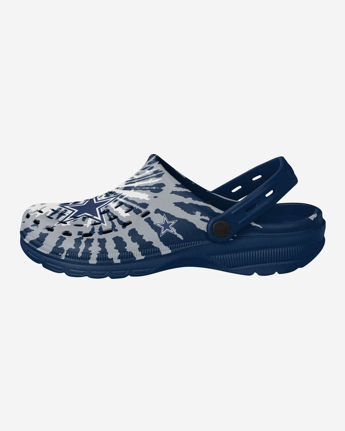 Dallas Cowboys Tie-Dye Clog With Strap FOCO S - FOCO.com