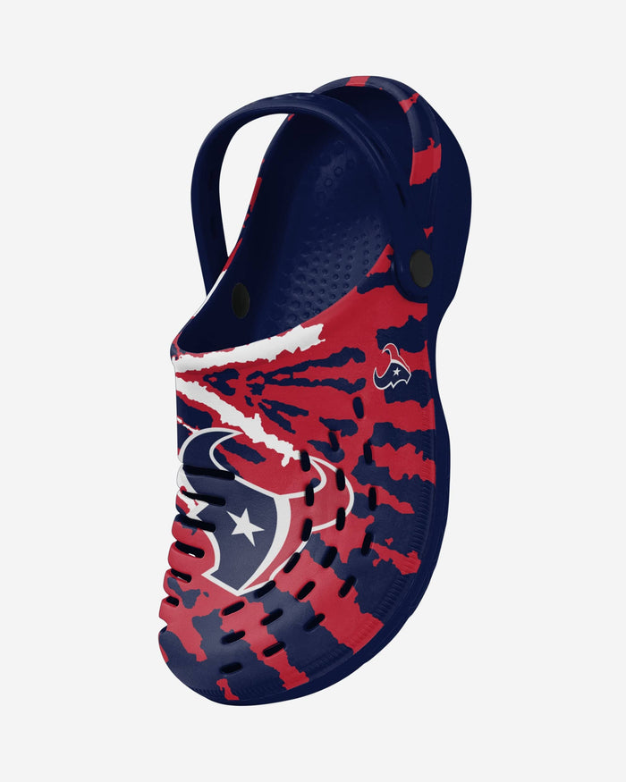 Houston Texans Tie-Dye Clog With Strap FOCO - FOCO.com