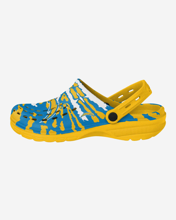 Los Angeles Chargers Tie-Dye Clog With Strap FOCO S - FOCO.com