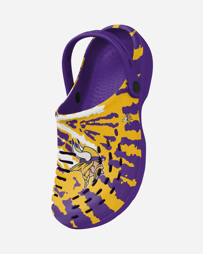 Minnesota Vikings Tie-Dye Clog With Strap FOCO - FOCO.com