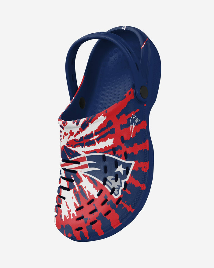 New England Patriots Tie-Dye Clog With Strap FOCO - FOCO.com