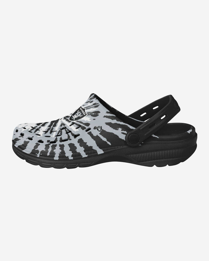 Las Vegas Raiders Tie-Dye Clog With Strap FOCO S - FOCO.com