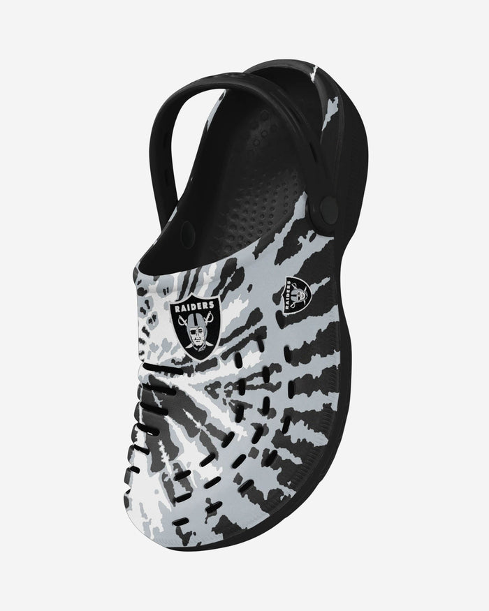 Las Vegas Raiders Tie-Dye Clog With Strap FOCO - FOCO.com