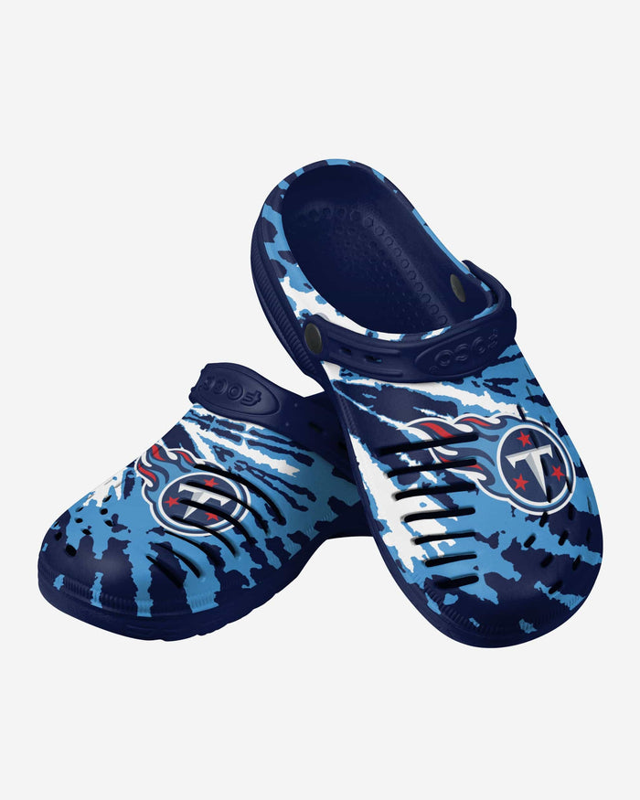 Tennessee Titans Tie-Dye Clog With Strap FOCO - FOCO.com