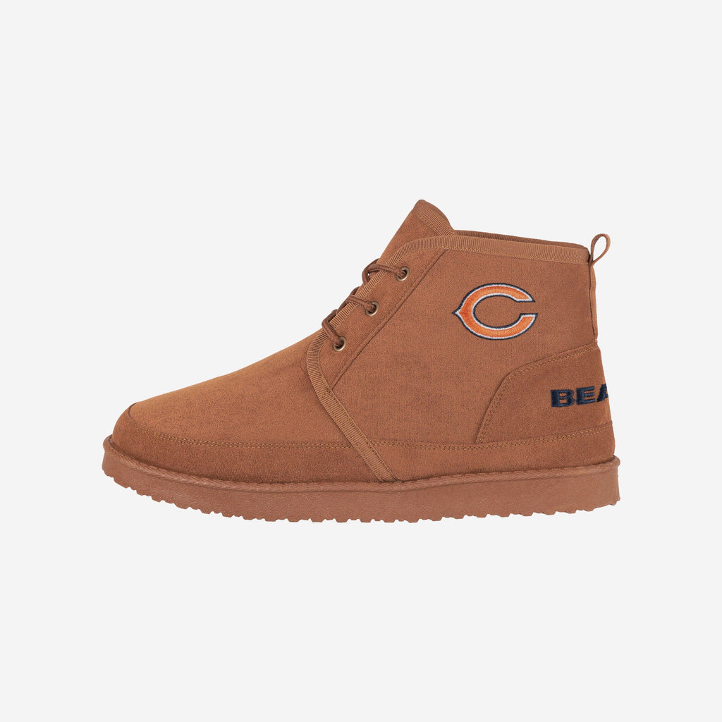 Chicago Bears Team Logo Sherpa Lined Boot FOCO 7 - FOCO.com