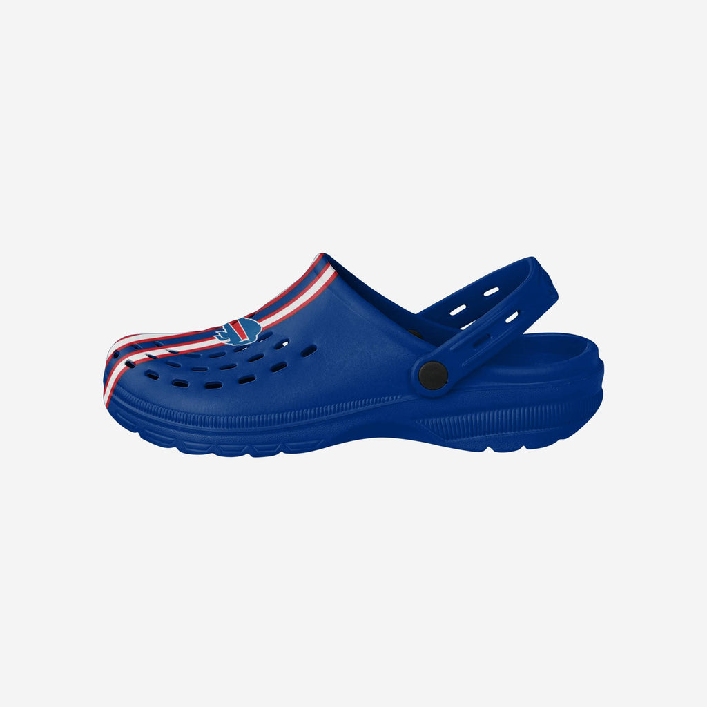 Buffalo Bills Team Stripe Clog With Strap FOCO S - FOCO.com