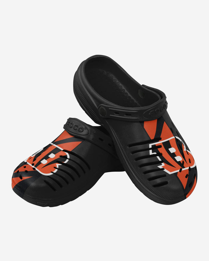 Cincinnati Bengals Team Stripe Clog With Strap FOCO - FOCO.com