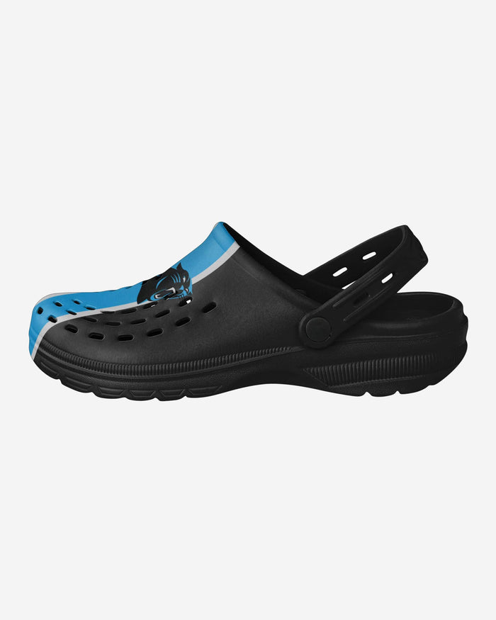 Carolina Panthers Team Stripe Clog With Strap FOCO S - FOCO.com