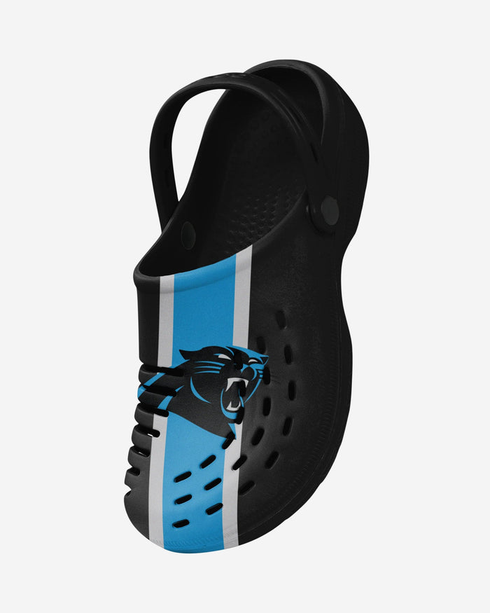 Carolina Panthers Team Stripe Clog With Strap FOCO - FOCO.com