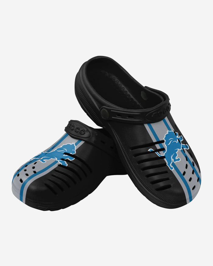 Detroit Lions Team Stripe Clog With Strap FOCO - FOCO.com