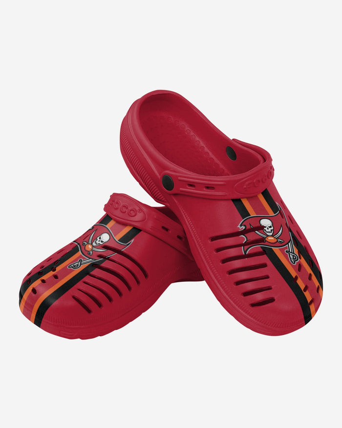 Tampa Bay Buccaneers Team Stripe Clog With Strap FOCO - FOCO.com